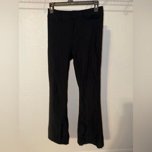 Classic Black Flared Trousers